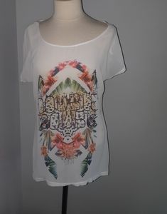 5/10$ New Woman Design short sleeves blouse  Size L
